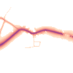 Daytime road noise heatmap for NG22 0UG