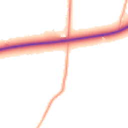 Daytime road noise heatmap for NG22 0UP