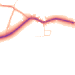 Daytime road noise heatmap for NG22 0US