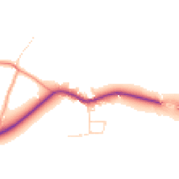 Daytime road noise heatmap for NG22 0WA