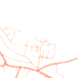 Daytime road noise heatmap for NG22 8DP