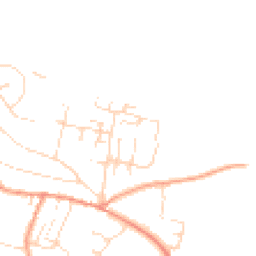 Daytime road noise heatmap for NG22 8DR