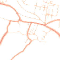 Daytime road noise heatmap for NG22 8EH