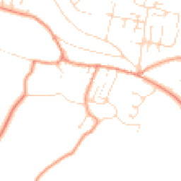 Daytime road noise heatmap for NG22 8EP