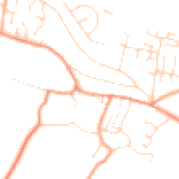 Daytime road noise heatmap for NG22 8EY