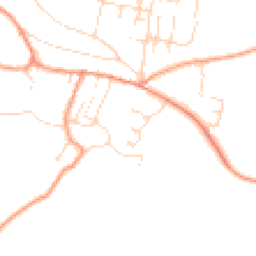 Daytime road noise heatmap for NG22 8FD