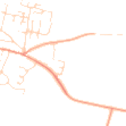 Daytime road noise heatmap for NG22 8FF