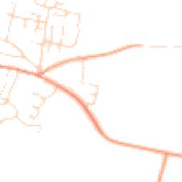 Daytime road noise heatmap for NG22 8FG