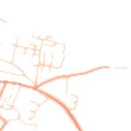 Daytime road noise heatmap for NG22 8FW