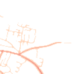 Daytime road noise heatmap for NG22 8FX