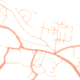 Daytime road noise heatmap for NG22 8JX