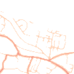 Daytime road noise heatmap for NG22 8JZ