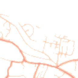 Daytime road noise heatmap for NG22 8LQ