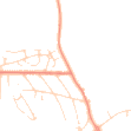 Daytime road noise heatmap for NG22 8PZ