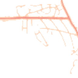 Daytime road noise heatmap for NG22 8RN