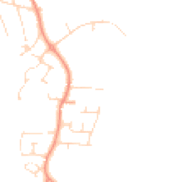 Daytime road noise heatmap for NG22 8RU