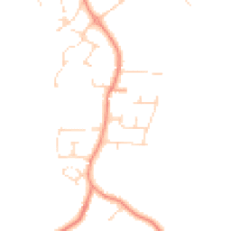 Daytime road noise heatmap for NG22 8RY