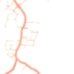 Daytime road noise heatmap for NG22 8SB