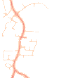 Daytime road noise heatmap for NG22 8SF