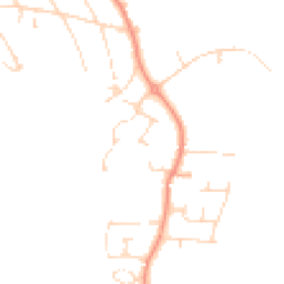 Daytime road noise heatmap for NG22 8UN