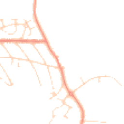 Daytime road noise heatmap for NG22 8UX