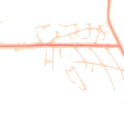 Daytime road noise heatmap for NG22 8UZ