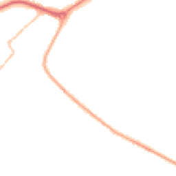 Night-time road noise heatmap for NG22 9AS