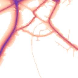 Daytime road noise heatmap for NG22 9AW