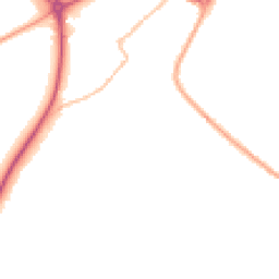 Night-time road noise heatmap for NG22 9AW