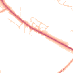 Daytime road noise heatmap for NG22 9BA