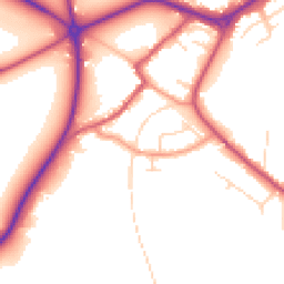 Daytime road noise heatmap for NG22 9BS