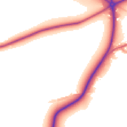 Daytime road noise heatmap for NG22 9BX