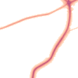 Night-time road noise heatmap for NG22 9BX