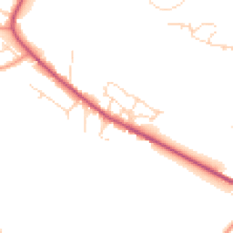 Daytime road noise heatmap for NG22 9DS