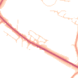 Daytime road noise heatmap for NG22 9EJ