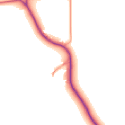 Daytime road noise heatmap for NG22 9EX