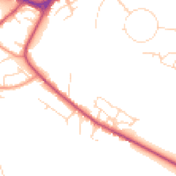 Daytime road noise heatmap for NG22 9FB