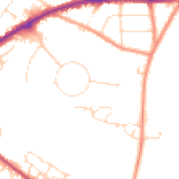 Daytime road noise heatmap for NG22 9FH