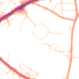 Daytime road noise heatmap for NG22 9FJ