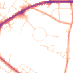 Daytime road noise heatmap for NG22 9FN
