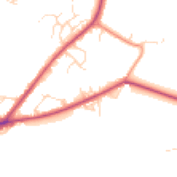 Daytime road noise heatmap for NG22 9HE