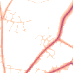 Daytime road noise heatmap for NG22 9HL