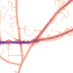 Daytime road noise heatmap for NG22 9HS
