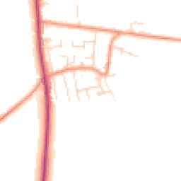 Daytime road noise heatmap for NG22 9LZ