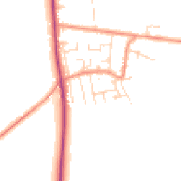 Daytime road noise heatmap for NG22 9NA