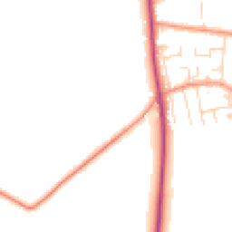 Daytime road noise heatmap for NG22 9NH
