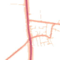 Daytime road noise heatmap for NG22 9NN