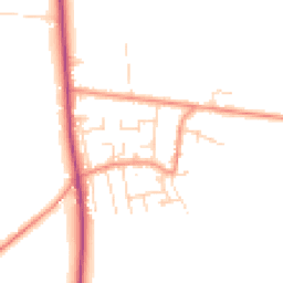 Daytime road noise heatmap for NG22 9PH
