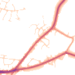 Daytime road noise heatmap for NG22 9QB
