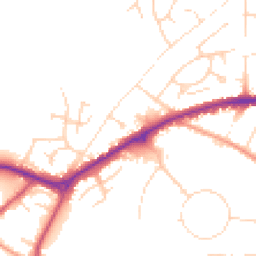 Daytime road noise heatmap for NG22 9RE